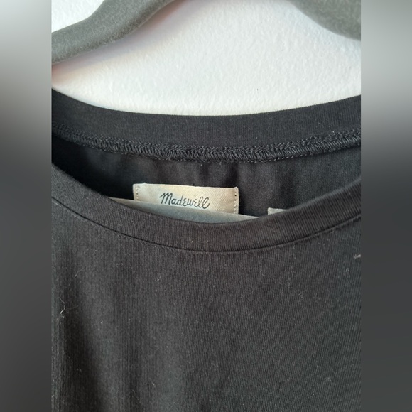 NWOT Madewell Sheer Sleeve Top - Picture 2 of 7